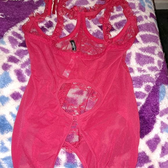 Crotchless teddy - Picture 2 of 2